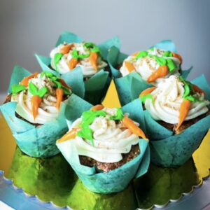 Carrot Cupcakes with Cream Cheese Frosting