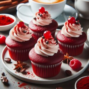Red Velvet Cupcake – A Classic with Cream Cheese Charm