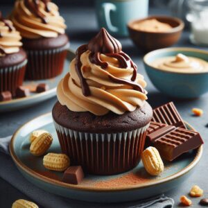 Chocolate Peanut Butter Cupcake